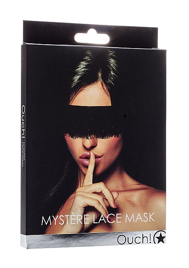 Ouch Mystere Lace Mask-Black