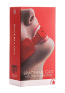 Ouch Gag Brace Ball-Red