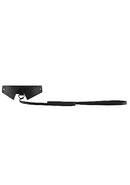 Ouch Classic Collar-Black with Leash
