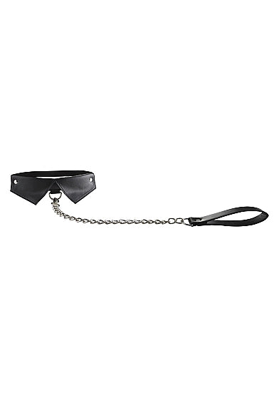 Ouch Exclusive Collar-Black with Leash