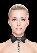 Ouch Exclusive Collar-Black with Leash