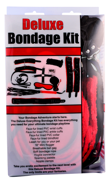 Deluxe Bondage Kit-Red