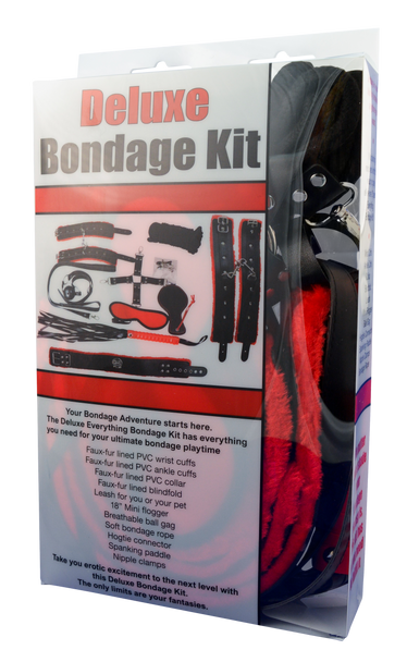 Deluxe Bondage Kit-Red