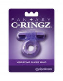 CRingz Vibrating Super Ring Purple