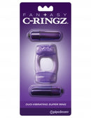 CRingz Duo Vibrating Super Ring Purple