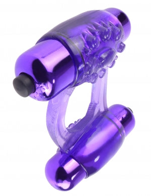 CRingz Duo Vibrating Super Ring Purple