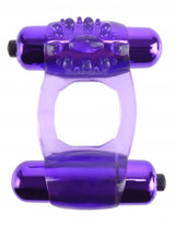 CRingz Duo Vibrating Super Ring - Purple