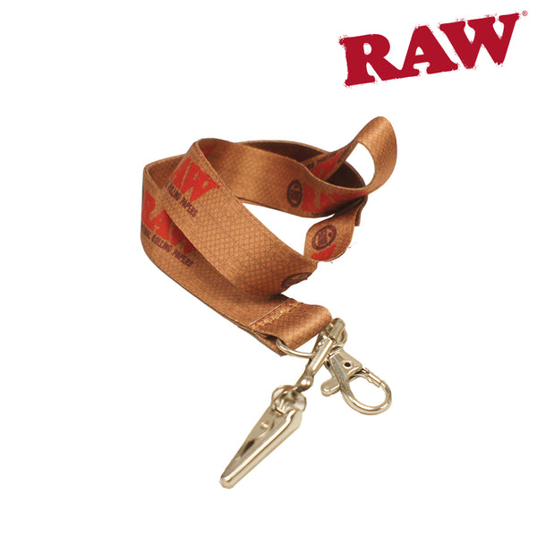 Clip: Raw Lanyard with Roach CLip