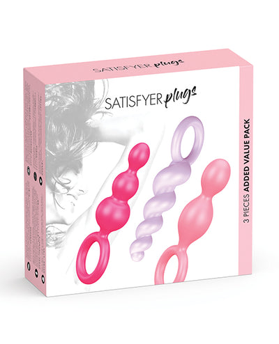 Satisfyer Plug 3pk-Multicolour