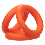 Alpha Liquid Silicone Tri Ring - Orange