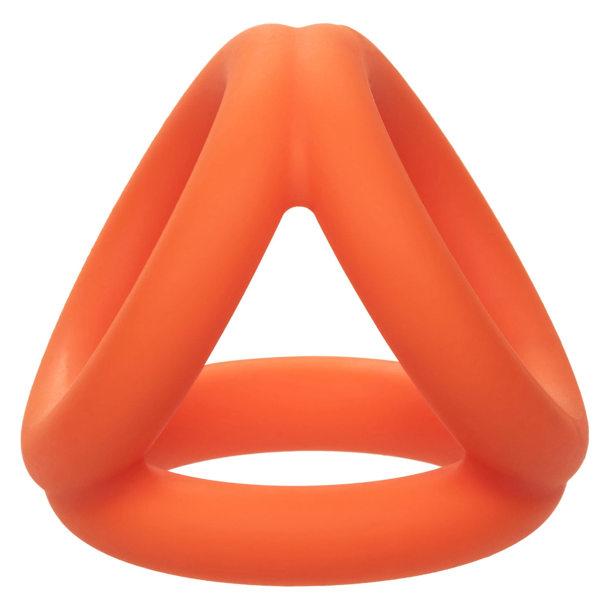 Alpha Liquid Silicone Tri Ring - Orange
