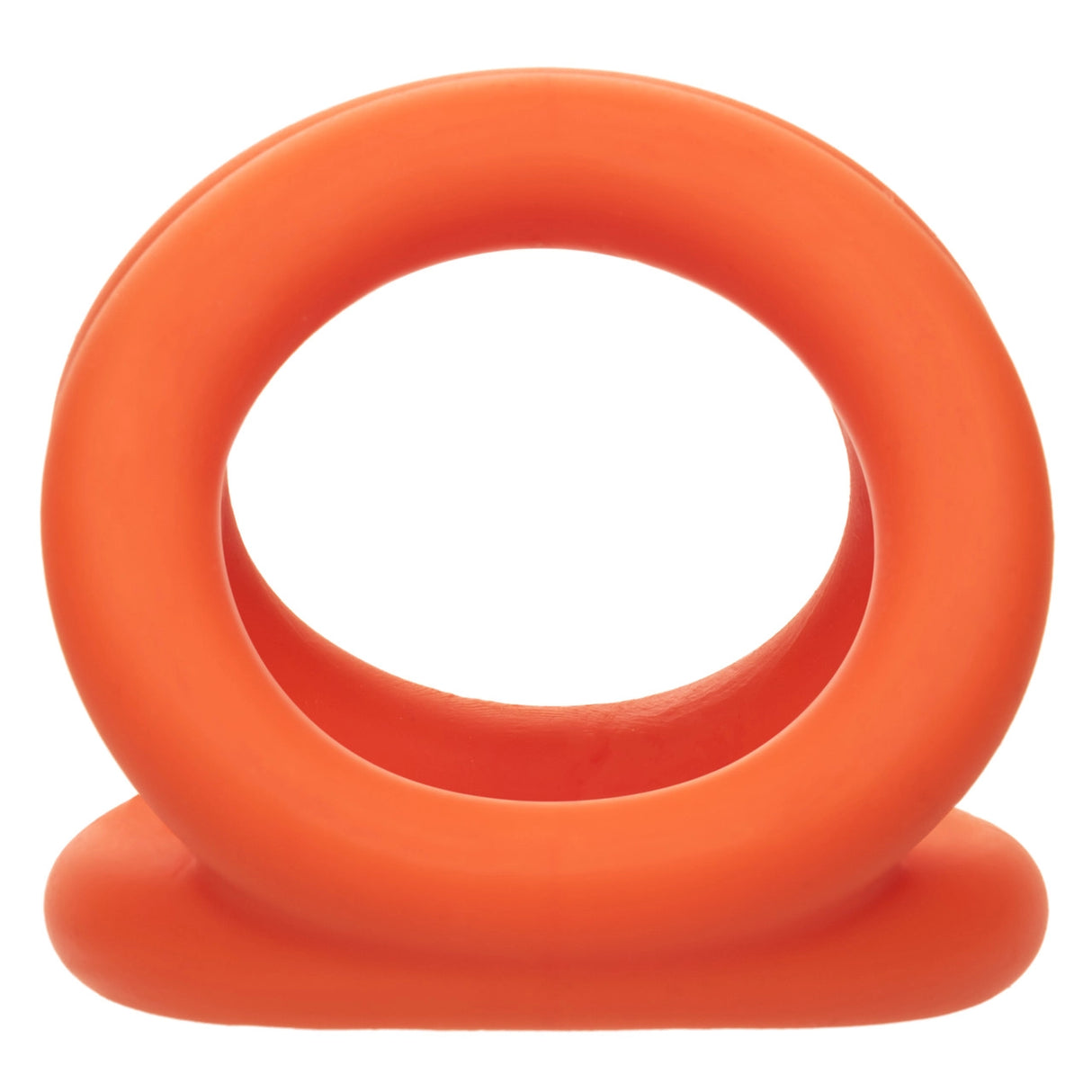 Alpha Liquid Silicone Tri Ring - Orange
