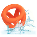 Alpha Liquid Silicone Tri Ring - Orange
