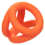Alpha Liquid Silicone Tri Ring - Orange