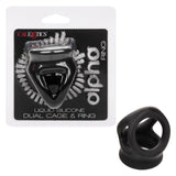 Alpha Liquid Silicone Dual Ring-Black