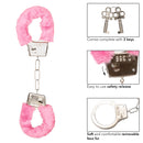 Playful Furry Cuffs-Pink