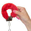 Playful Furry Cuffs-Red