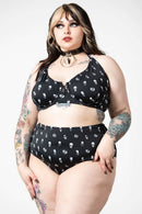 Swim: Skulls 2PC Black-4X