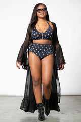 Swim: Skulls 2PC Black-XXL
