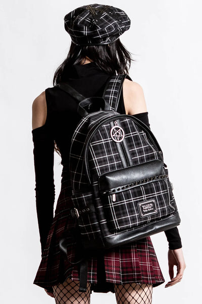 Backpack: Speak of the Devil-Ash Tartan