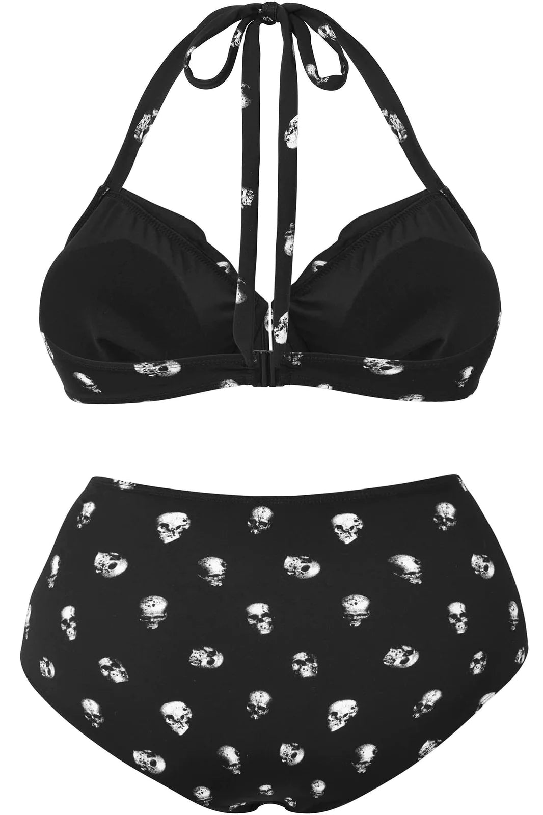 Swim: Skulls 2PC Black-3X