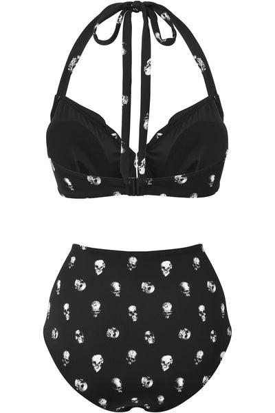 Swim: Skulls 2PC Black-XXL