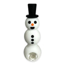 Pipe: Silicone Snowman 6"