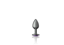 Cheeky Charms-Gunmetal Round Purple Small