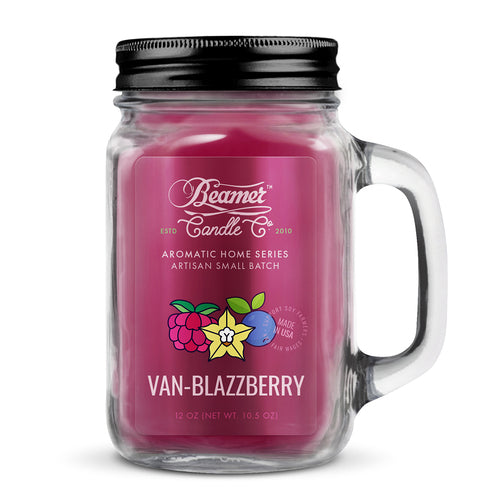 CANDLE: BEAMER 12OZ-VAN-BLAZZBERRY