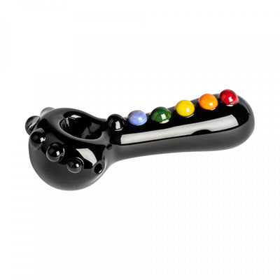 Pipe: Black with Rainbow Gumdrops