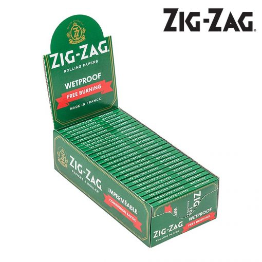 Paper: Zig Zag Green Wet proof