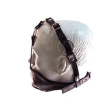 Rouge Leather Chin Gag-Black