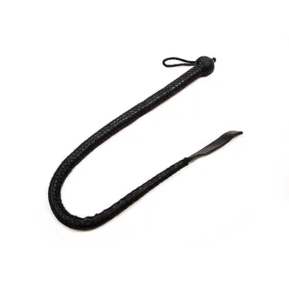 Rouge Leather Devils Tail Whip-Black