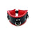 Rouge Leather Posture Collar-Black/Red
