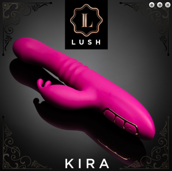 Lush Kira Thrusting Rabbit-Pink