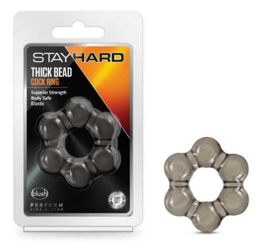 Stay Hard Thick Bead Cockring