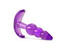 B Yours Triple Bead Plug-Purple