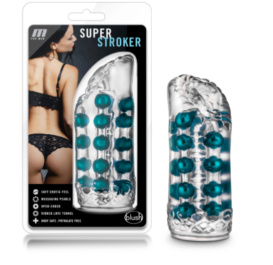 M For Men Super Stroker - Clear
