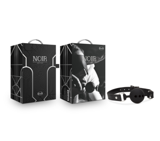 Noir Breathable Gag-Black