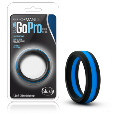 Go Pro Silicone Ring-Black/Blue/Black