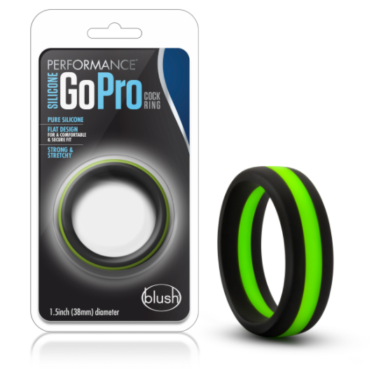 Go Pro Silicone Ring-Black/Green/Black