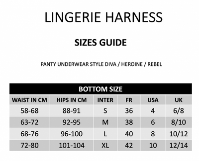 Harness Lingerie DIVA-Medium