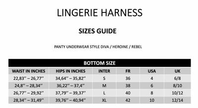 Harness Lingerie REBEL-Large
