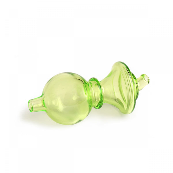 Carb Cap: Red Eye Glass Reversible-Lime Green