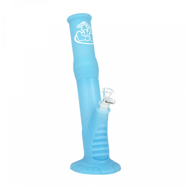 Bong: LIT Silicone 13"-Glow in the Dark Blue