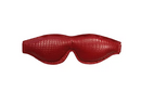 Rouge Leather Padded Blindfold