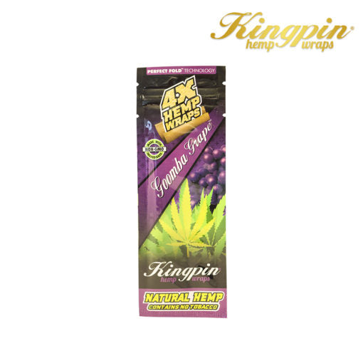 Kingpin Hemp Wrap Grape-4pk