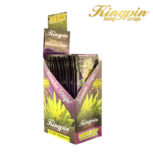 Kingpin Hemp Wrap Grape-4pk