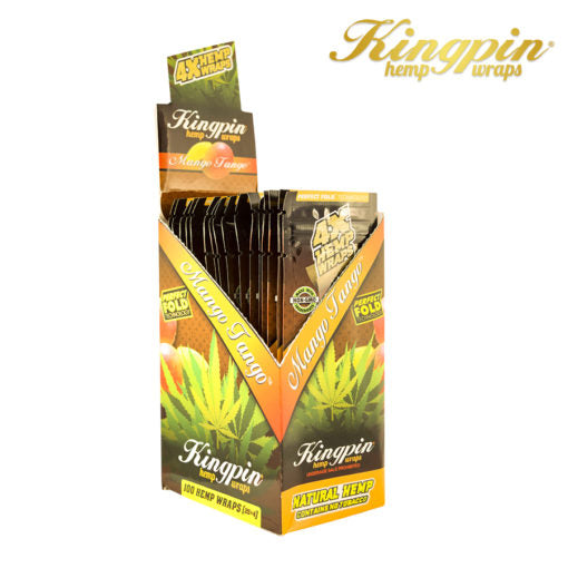 Kingpin Hemp Wrap Mango-4pk