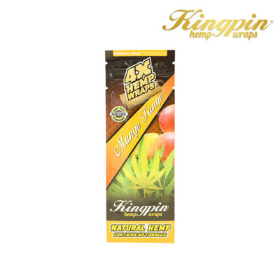 Kingpin Hemp Wrap Mango-4pk